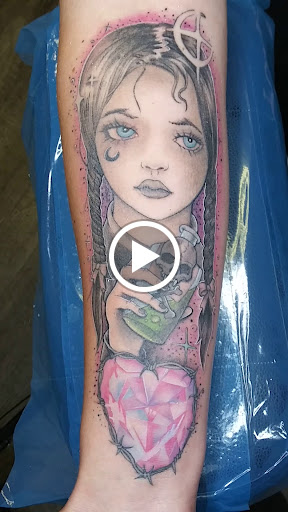 Explore angel name tattoo ideas, creative tattoo ideas in Spokane, available at All About It Tattoo Studio