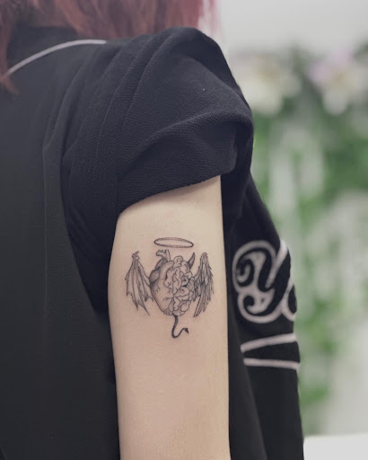 Explore small symbolic tattoo ideas, creative tattoo ideas in Garland, available at Infamous Art Studio