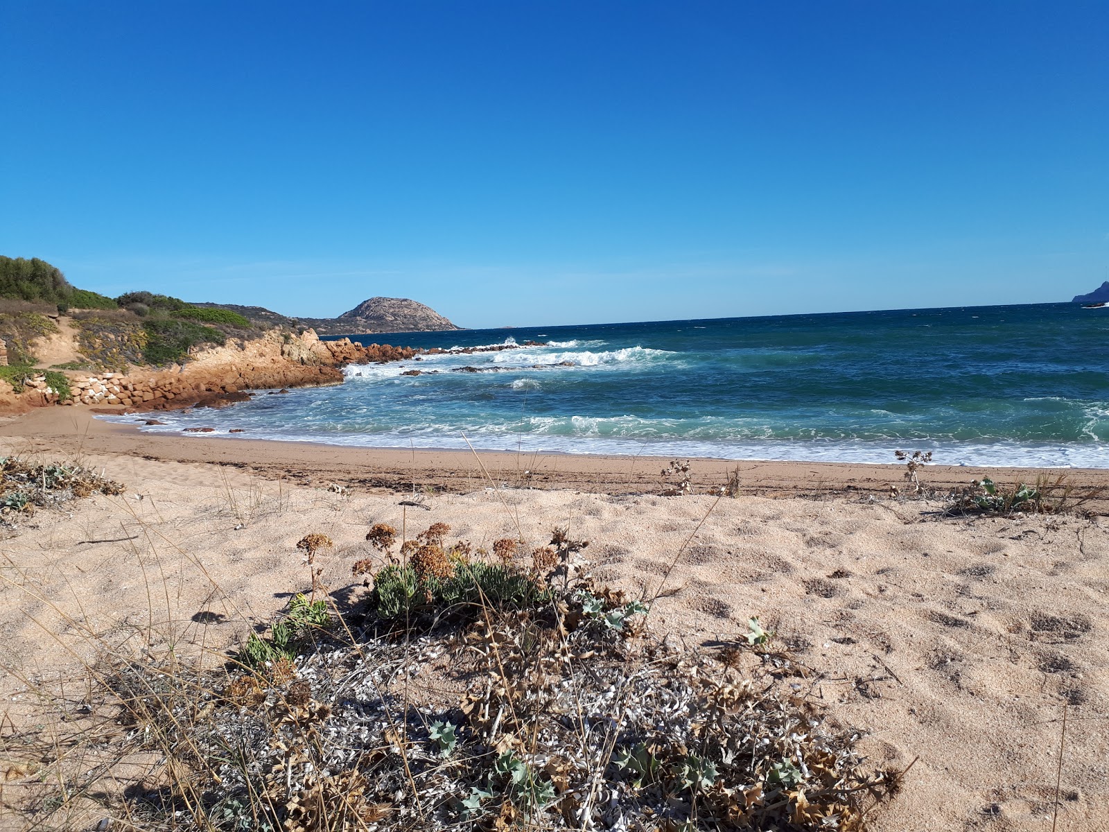Fotografija Spiaggia la Finosa z rjavi pesek površino