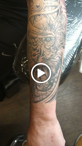 Explore cross forearm tattoo ideas, creative tattoo ideas in Lexington, available at Tempest Tattoo Studio