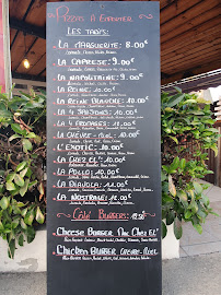 Menu / carte de A MERENDELLA - Chez El' à Prunelli-di-Fiumorbo