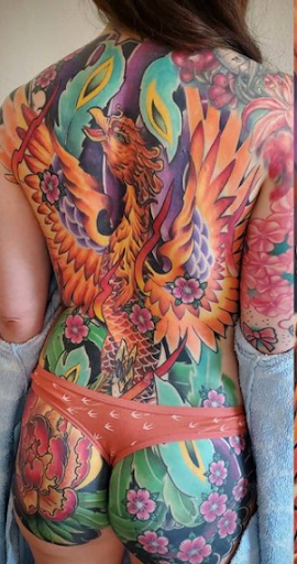 Explore 5 names tattoo ideas, creative tattoo ideas in Tea, available at Red Arbor Tattoo