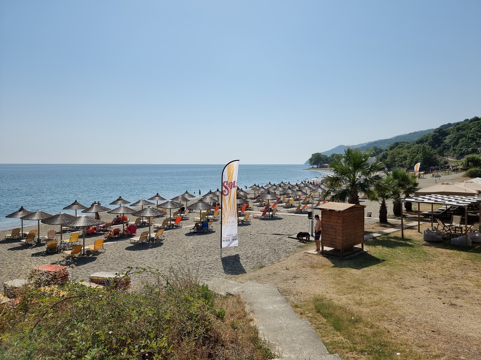 Photo of Koutsoupia main beach and the settlement