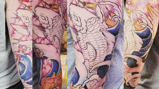 Explore nordic tattoo ideas, creative tattoo ideas in Sellersburg, available at LowBrow Tattoo Company