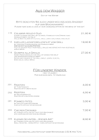 Restaurant italien Restaurant Massimo à Inzell (le menu)