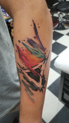 Explore banger tattoo ideas, creative tattoo ideas in Bristol, available at Black Sparrow Tattoo Studio