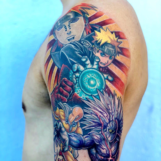 Explore bipolar tattoo ideas, creative tattoo ideas in Saint Petersburg, available at Foolish Pride Tattoo Co.