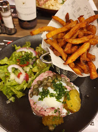 Steak tartare du Restaurant Aux Délices des Papilles Reims-Cormontreuil - n°3