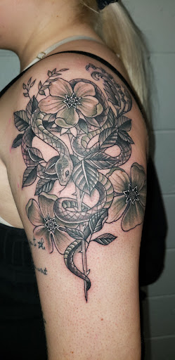 Explore tattoo ideas for women shoulder, creative tattoo ideas in Utica, available at FreeCableTattoos