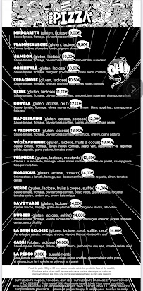 Menu du SAIN BÉ PIZZ à Sain-Bel