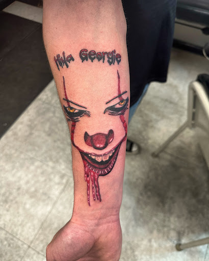 Explore portrait sleeve tattoo ideas, creative tattoo ideas in Hudson Falls, available at ALTERED ADDICTION TATTOOS