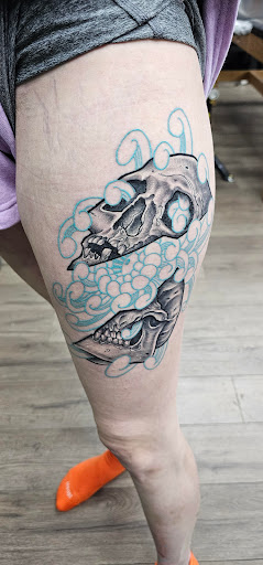 Explore forearm tattoo ideas men, creative tattoo ideas in Cheyenne, available at The T.R.I.B.E. Zoo, LLC Tattoo