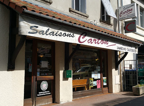 Boucherie-charcuterie Salaisons D Auvergne Carton Chabreloche