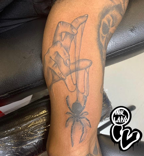 Explore dog print tattoo ideas, creative tattoo ideas in Jonesboro, available at Unlimited Ink Studios