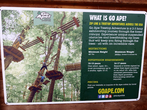 Recreation Center «Go Ape Zip Line & Treetop Adventure - Rock Creek Regional Park», reviews and photos, 6129 Needwood Lake Dr, Rockville, MD 20855, USA