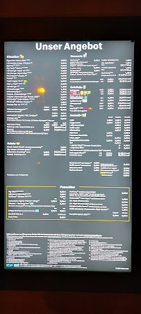 Menu du McDonald's à Langenhagen