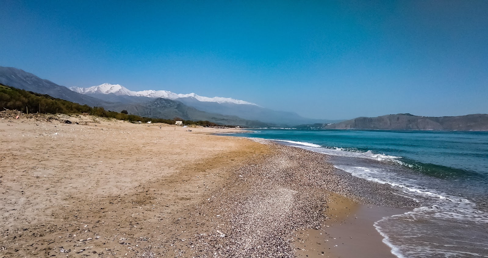 Foto von Episkopi beach mit lange, gerade küste