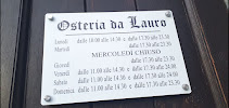 Restaurant Da Lauro à Vittorio Veneto - menu / carte