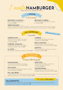 Menu / carte de Oro Birra à Turin