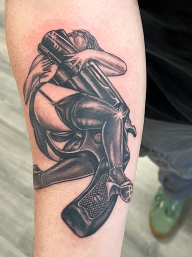 Explore bodybuilding tattoo ideas, creative tattoo ideas in Pittsburg, available at Delta Art & Tattoo