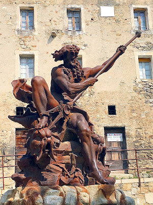 Fontaine de Neptune à Ghisoni