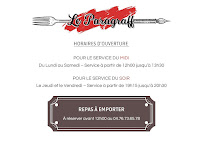 Restaurant Le Paragraff à Brié-et-Angonnes (le menu)