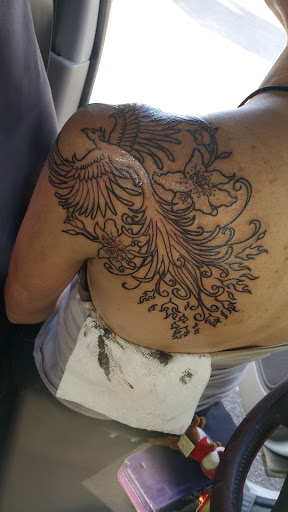 Explore lifeline tattoo ideas, creative tattoo ideas in San Antonio, available at Adrenaline Tattoo & Body Piercing