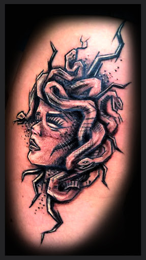 Explore tattoo ideas sagittarius, creative tattoo ideas in Richmond, available at Art Period llc Tattoos and Artwork by Leigh Odom