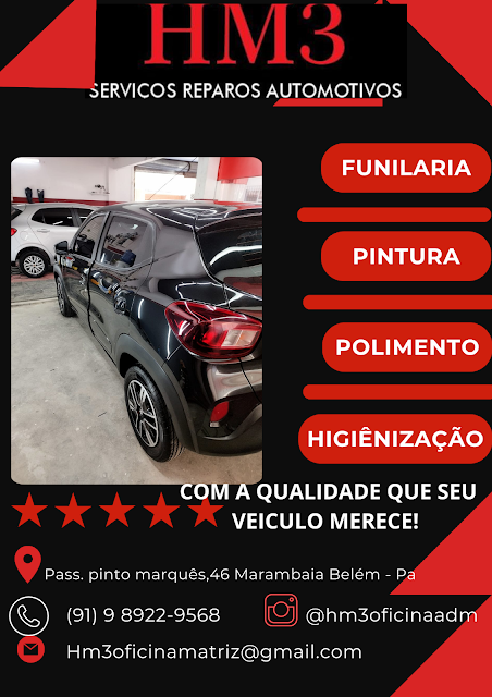 HM 3 Servicos Reparos Automotivos LTDA( Funilaria e Pintura)