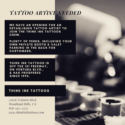 Tattoo Shop «Think Ink Tattoos», reviews and photos, 21626 Ventura Blvd, Woodland Hills, CA 91364, USA