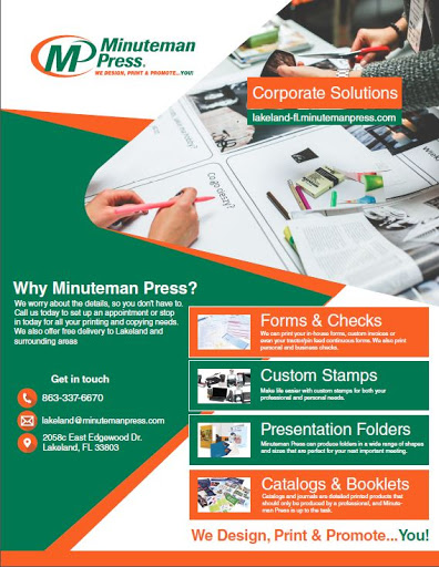 Print Shop «Minuteman Press», reviews and photos, 2058 E Edgewood Dr c, Lakeland, FL 33803, USA