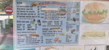 Menu / carte de Casa Snack à Vivonne