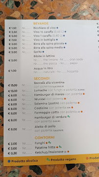 Restaurant Osteria Ai Pioppi à Nervesa della Battaglia (la carte)