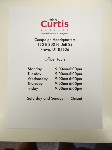 Curtis For Congress Campaign HQ
