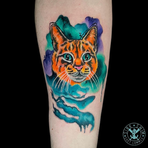 Explore aunty tattoo ideas, creative tattoo ideas in Marietta, available at Sink or Swim Studio and Gallery