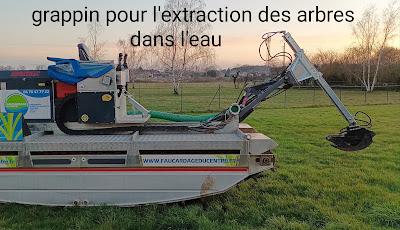 Faucardage du centre à Le Controis-en-Sologne