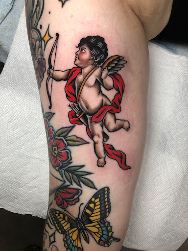 Explore evolution tattoo ideas, creative tattoo ideas in Oakwood, available at Victory Tattoo Co