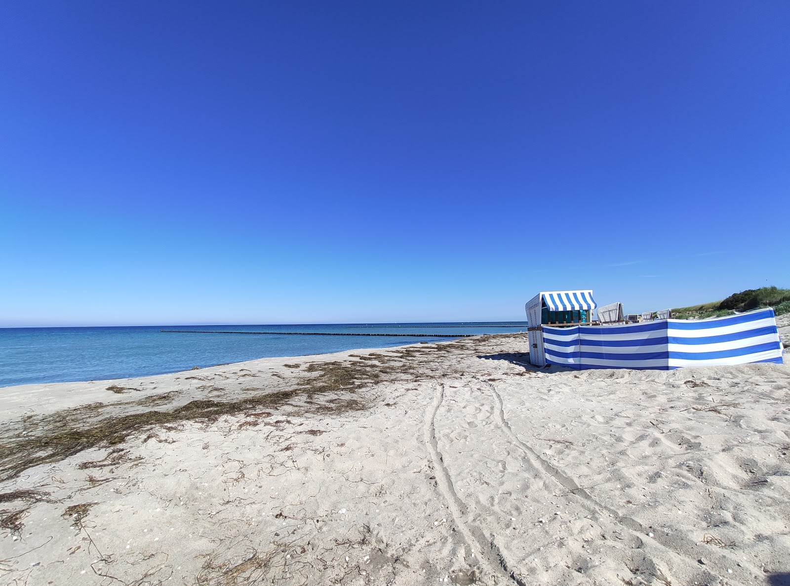 Foto di Strand Hiddensee con una superficie del sabbia luminosa