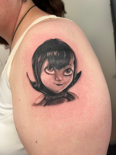 Explore sanrio tattoo ideas, creative tattoo ideas in Cambridge, available at Luckys Tattoo and Piercing