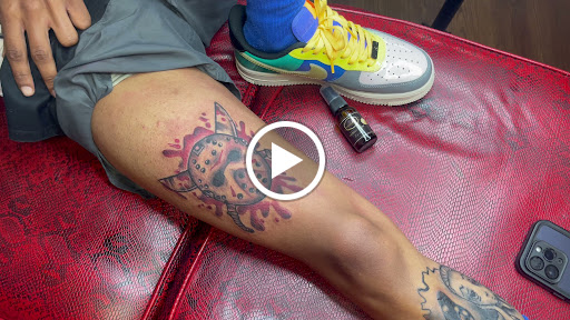 Explore ladies shoulder tattoo ideas, creative tattoo ideas in Raleigh, available at Urban Ink society