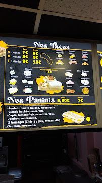 Carte du Hot Pizza à Paris