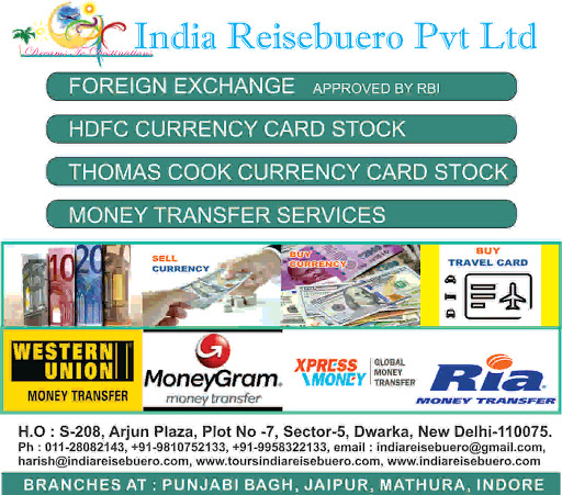 India Reisebuero Pvt Ltd (Money Changer,Western union,foreign exchange)
