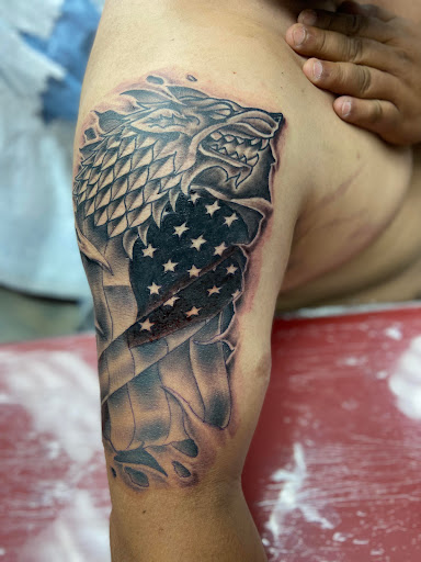 Explore quad tattoo ideas, creative tattoo ideas in El Paso, available at American Tattoo Society of Ft Bliss
