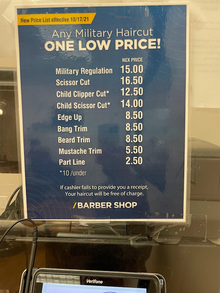 NEX Barber's Point Barber shop Kapolei, HI 96707 Services and Reviews