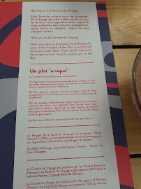 La Cantine du Voyage à Nantes menu