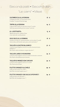 Restaurant Al Gallinaccio à Rome (la carte)