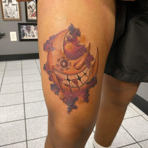 Explore lip tattoo ideas for men, creative tattoo ideas in Houston, available at 333 Tattoo Studio HTX