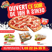 FM-PIZZ' à Fort-Mahon-Plage menu