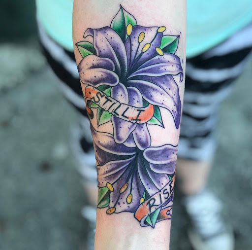 Explore spirit stallion of the cimarron tattoo ideas, creative tattoo ideas in Orange Park, available at Big City Tattoo and Piercing