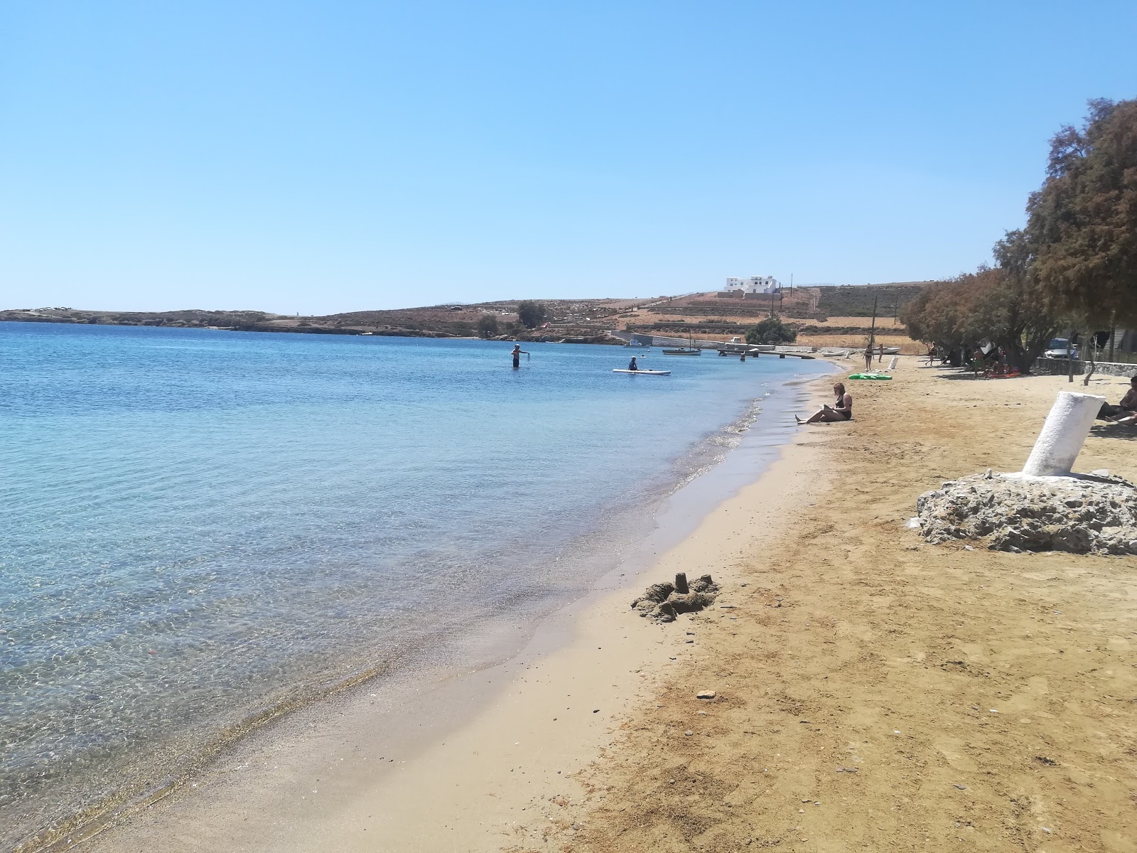 Foto von Maltezana Beach mit reines blaues Oberfläche
